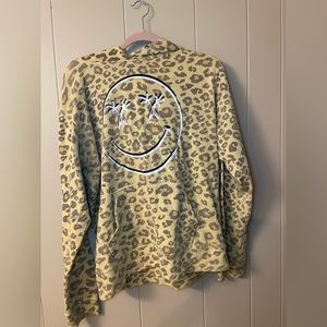 Unisex salty savage cheetah hoodie size large
